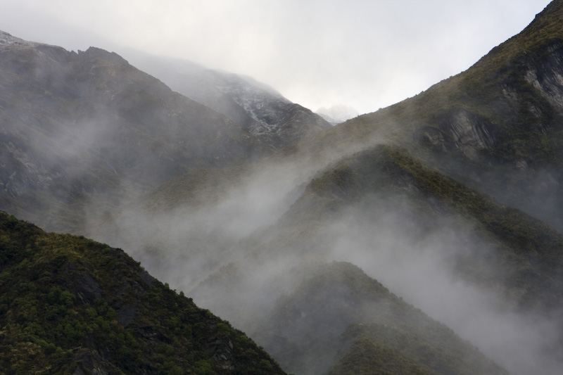 Ridgelines Through Clouds